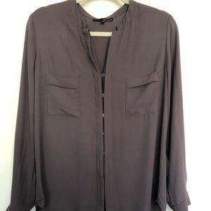 Ro & De - taupe blouse, size medium